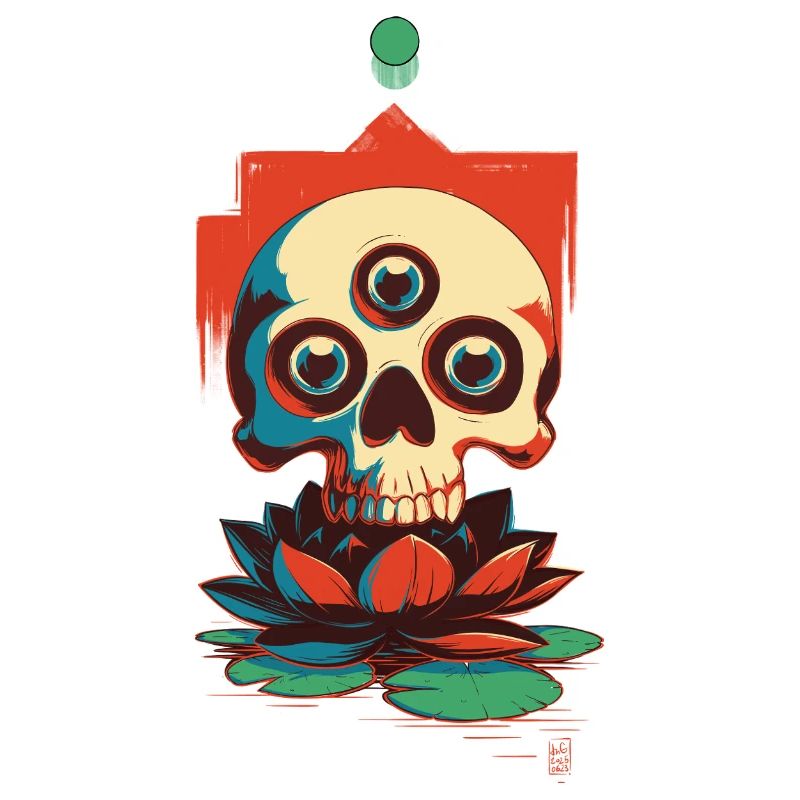 Three Eyed Skull