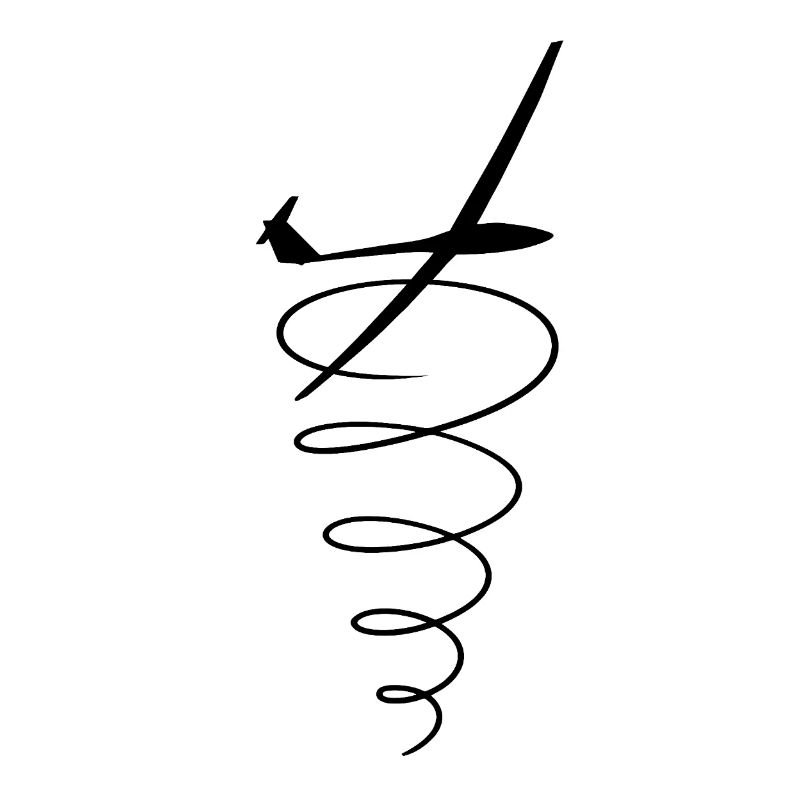 Thermalling Glider Black