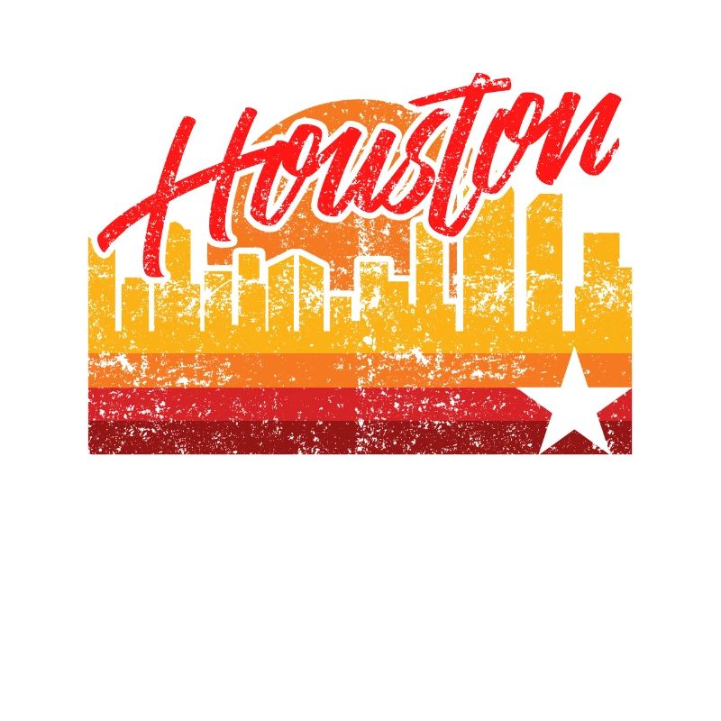 Houston Baseball Throwback Astro Stripe