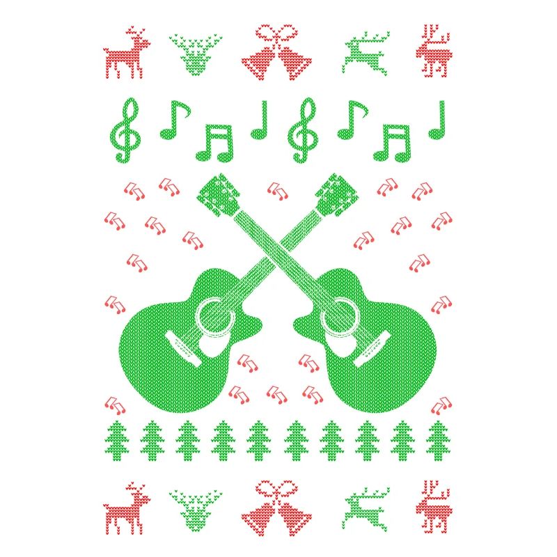 guitar ugly christmas jumper gift