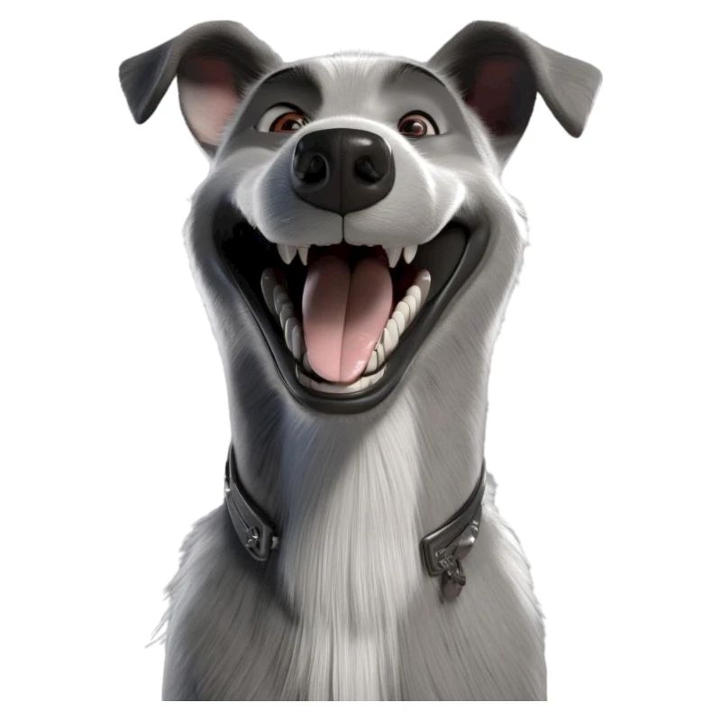 Grinning Greyhound Mascot
