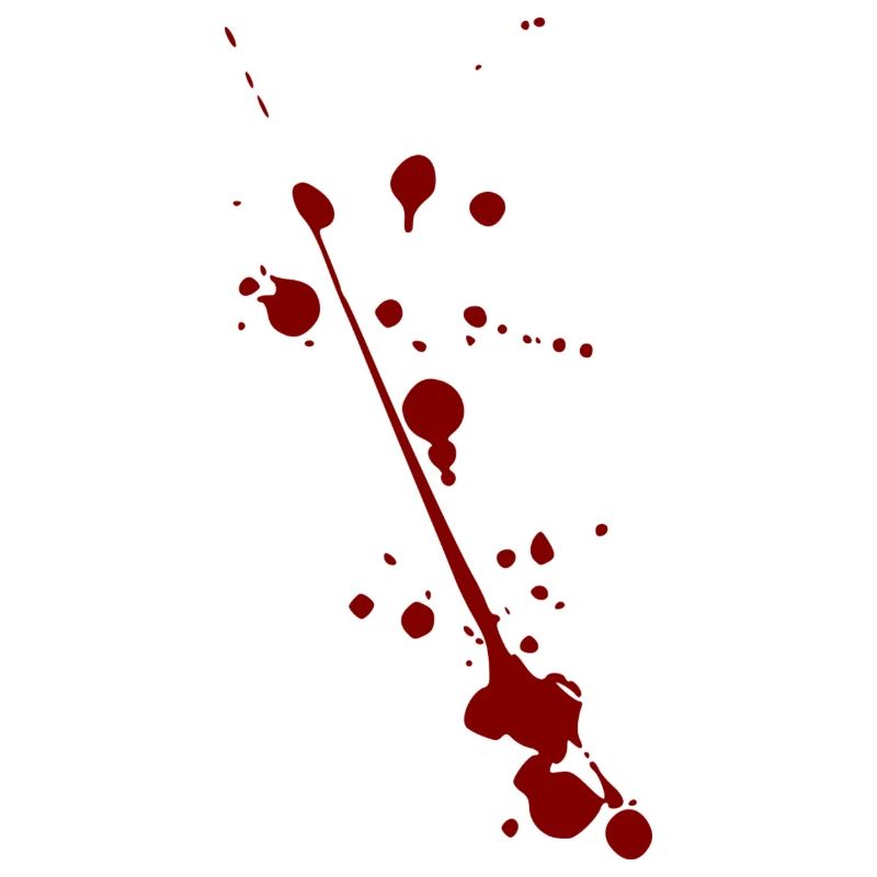 Blood splash splatter halloween