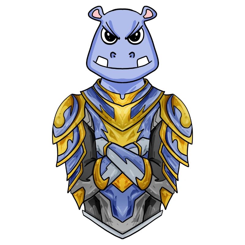 Chevalier hippopotame cool