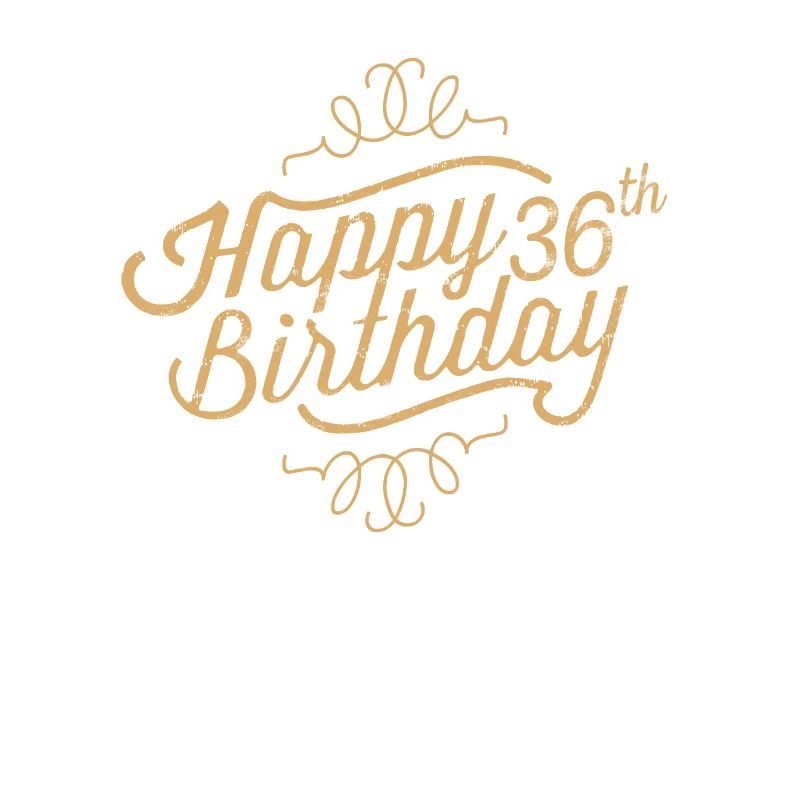 Joyeux 36e anniversaire