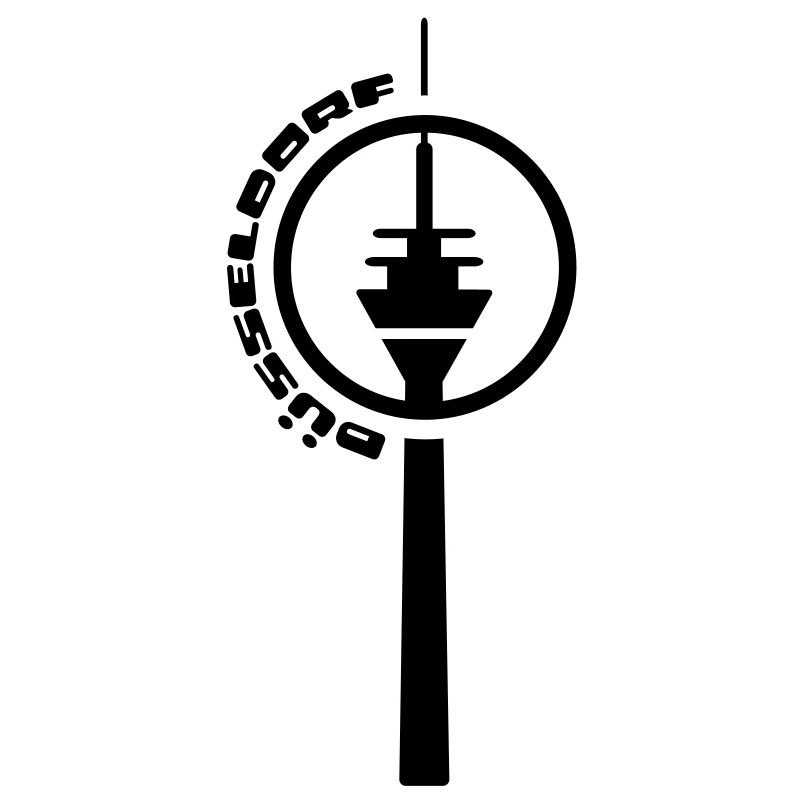 Dusseldorf tour de télévision cercle