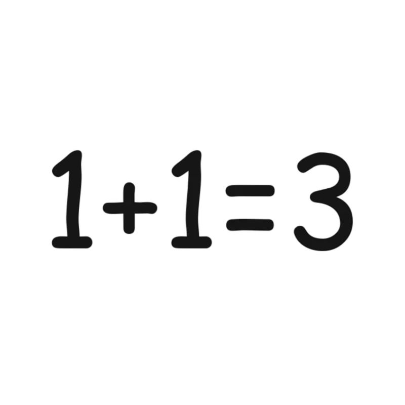 1+1= 3