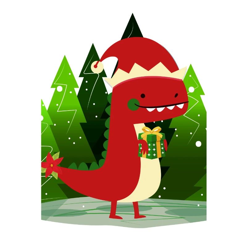 Dinosaurier Dino Geschenk Weihnachten Ugly Sweater