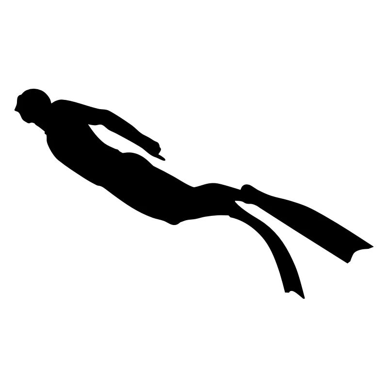 Diver freediving 2