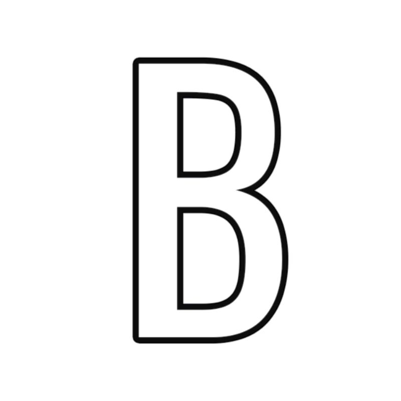 B