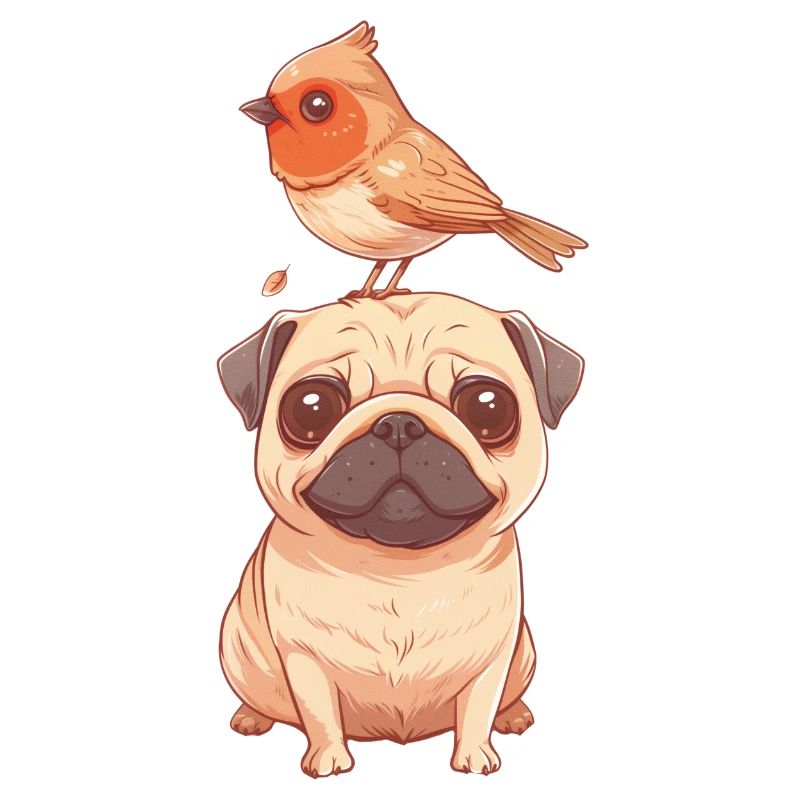Carlin avec oiseau