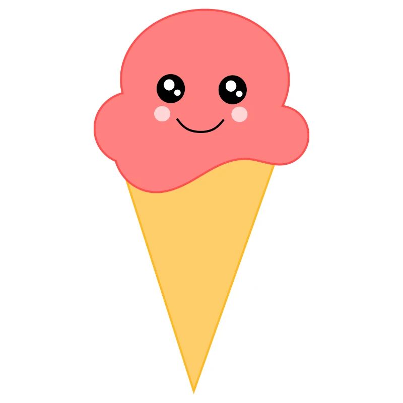 Eis Eiscreme Erdbeereis