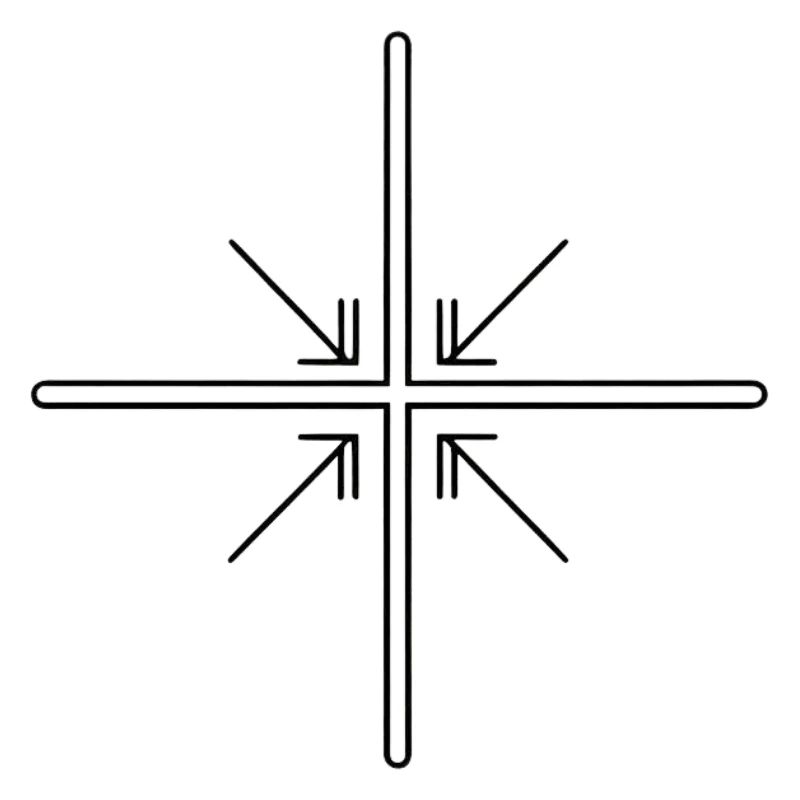 minimalist cross