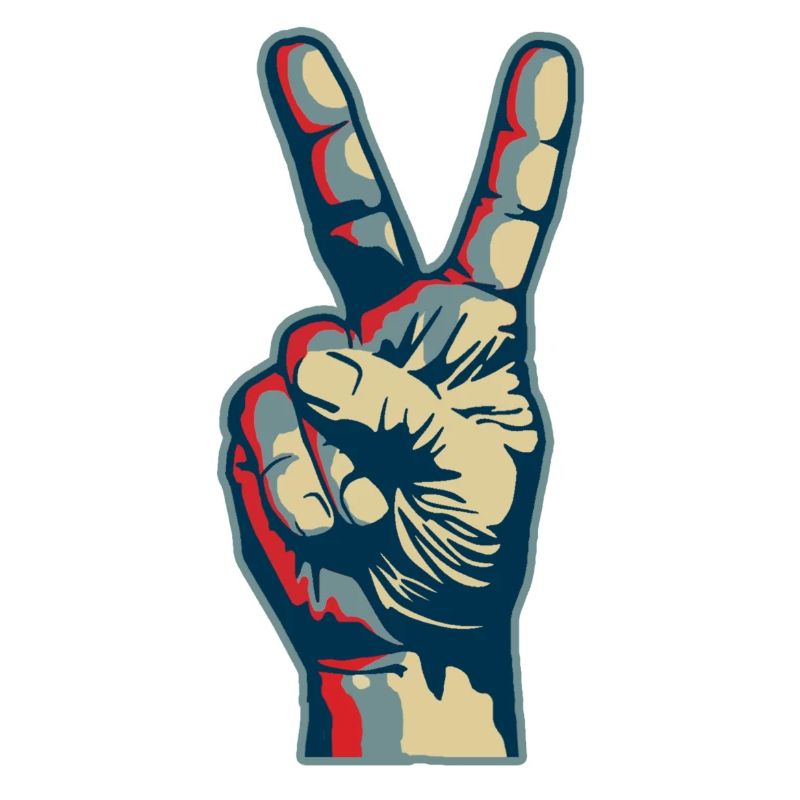 Peace hand