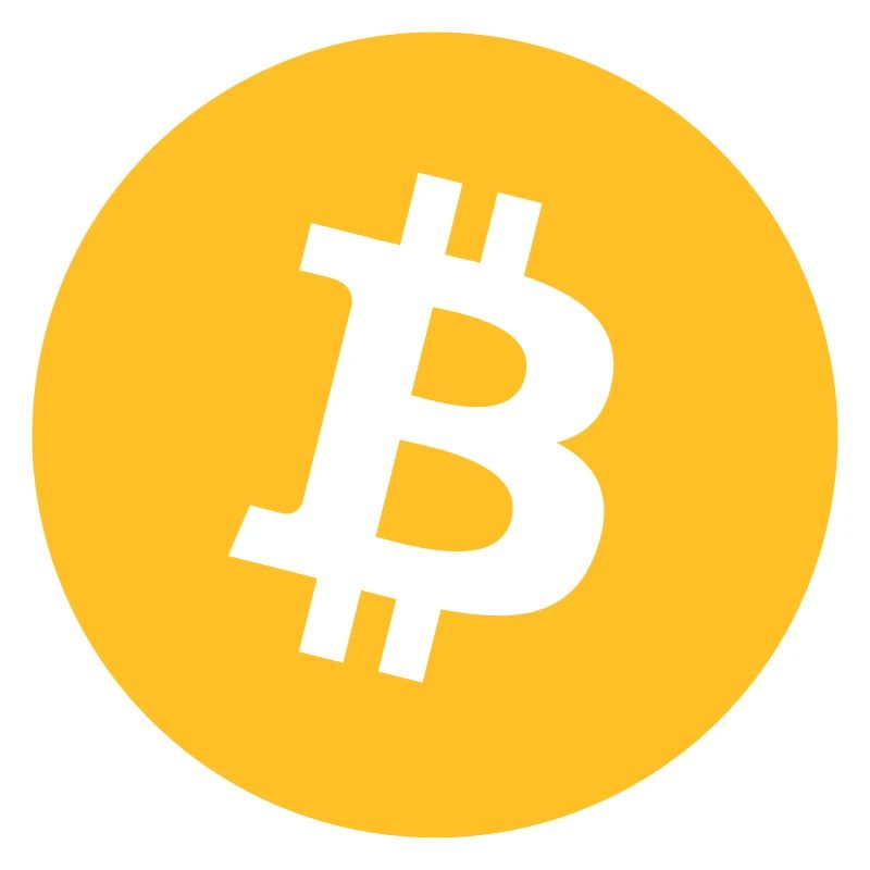 Bitcoin Logo Round Coin