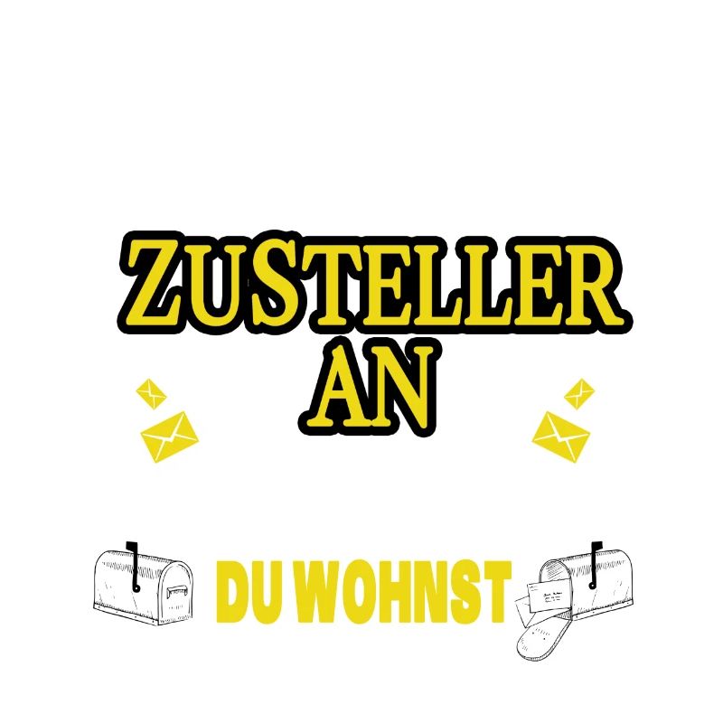 Zusteller Postbote Packetservice Geschenk