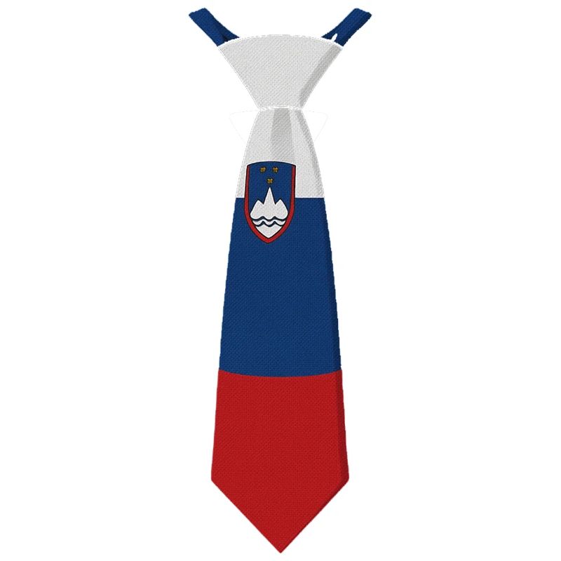 Cravate Slovénie – Conception du drapeau