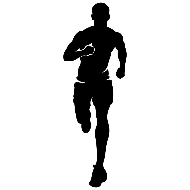 Marathon Runner Silhouette Marathon