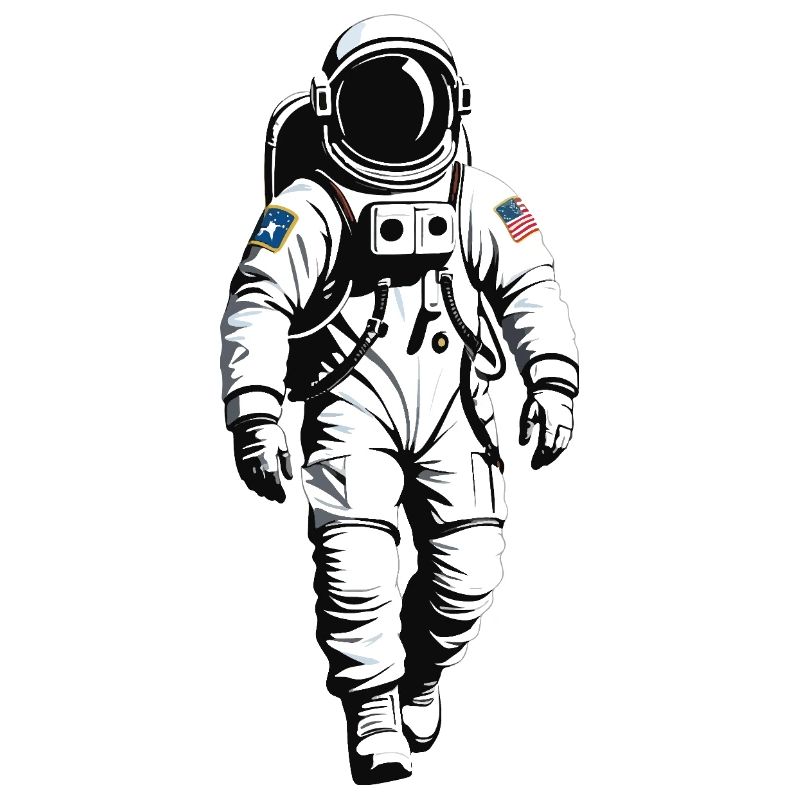 Astronaut - Beruf Design Sticker