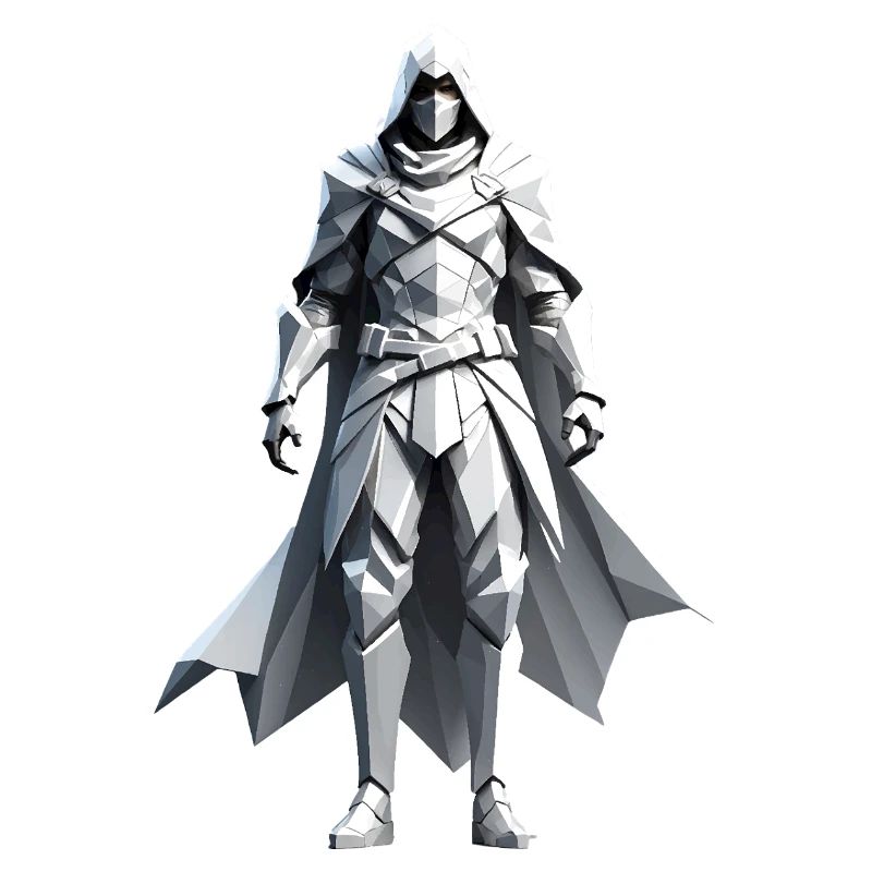 Assassin - Low Poly Videogame Design