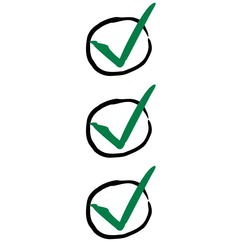 Three Checkmarks