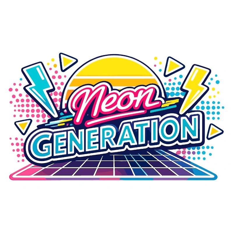 Neon Generation Retro Vibe