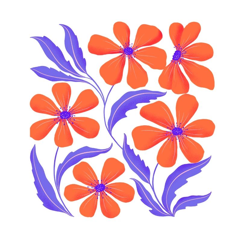 Blumen Dekor. Personalisierbar