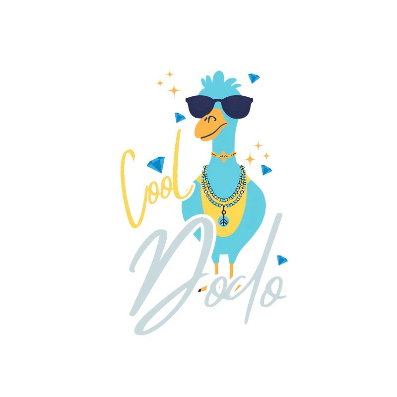 cool dodo funny comic style