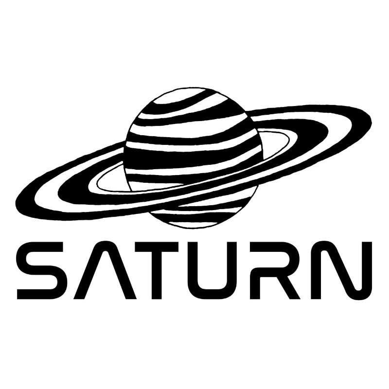 Black saturn planet