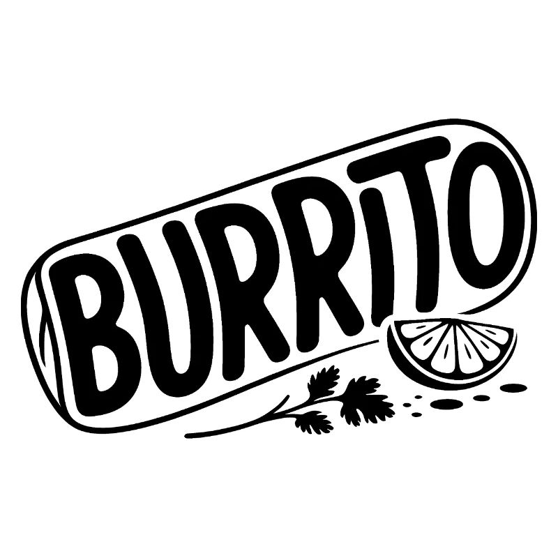 Burrito - Cool Dairy Logo