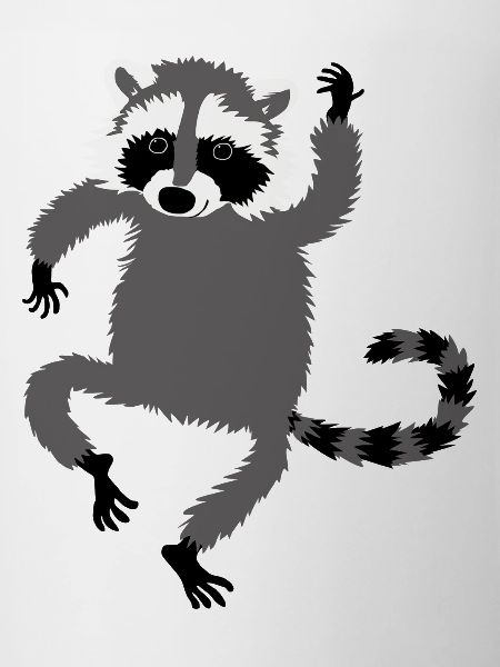tanzender Waschbär