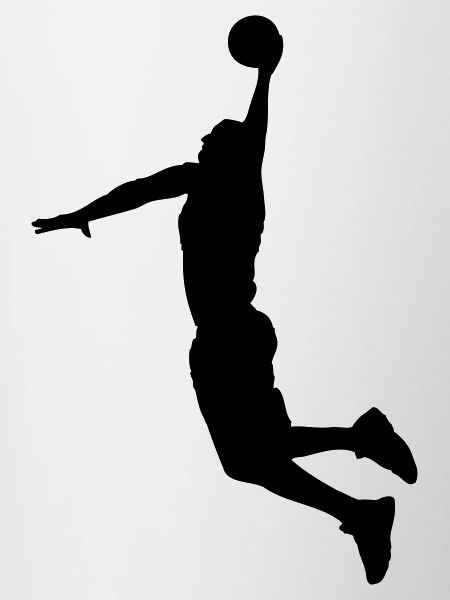 Basketball Player Slam Dunk