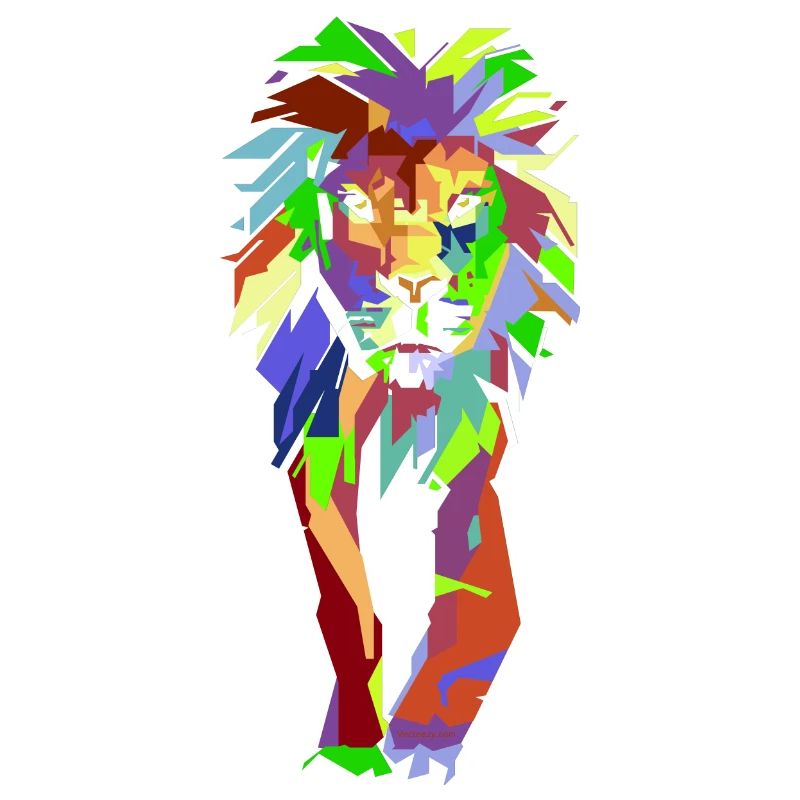 Löwe Pop-Art