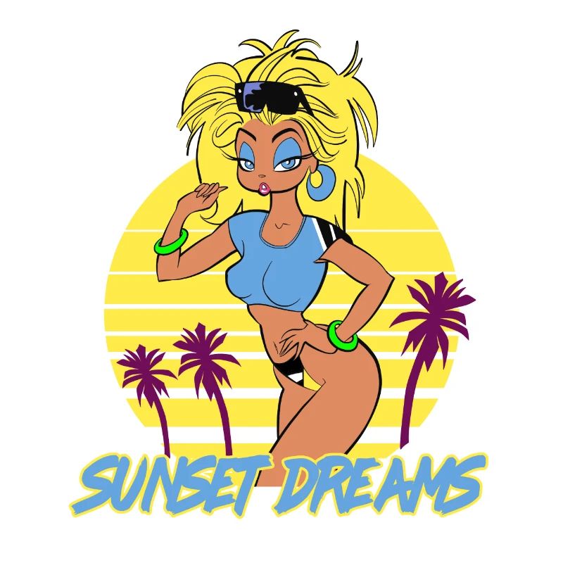 Sunset Dreams Pinup Pink