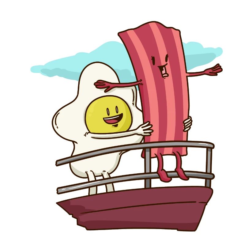Bacon und Eier Titanic
