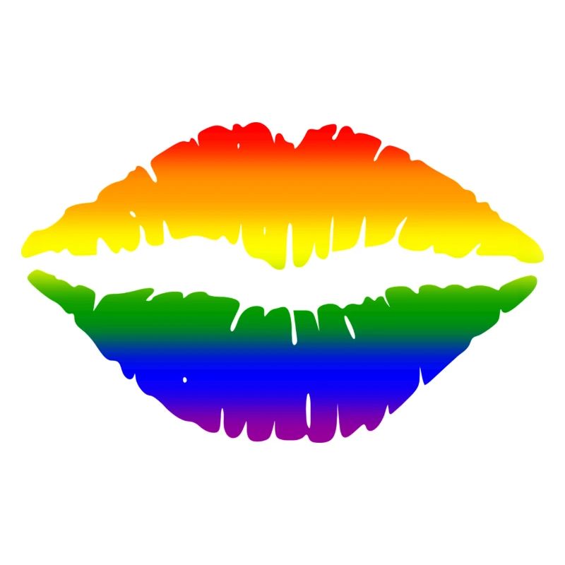 Lèvres arc-en-ciel