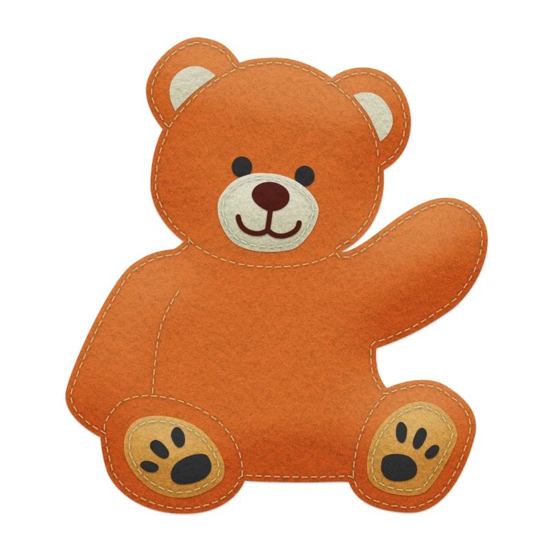 Felt Teddy