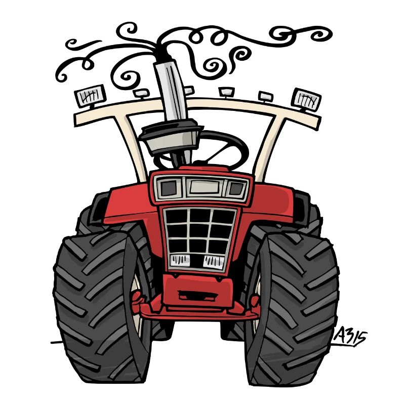 0143 roter Traktor 1255