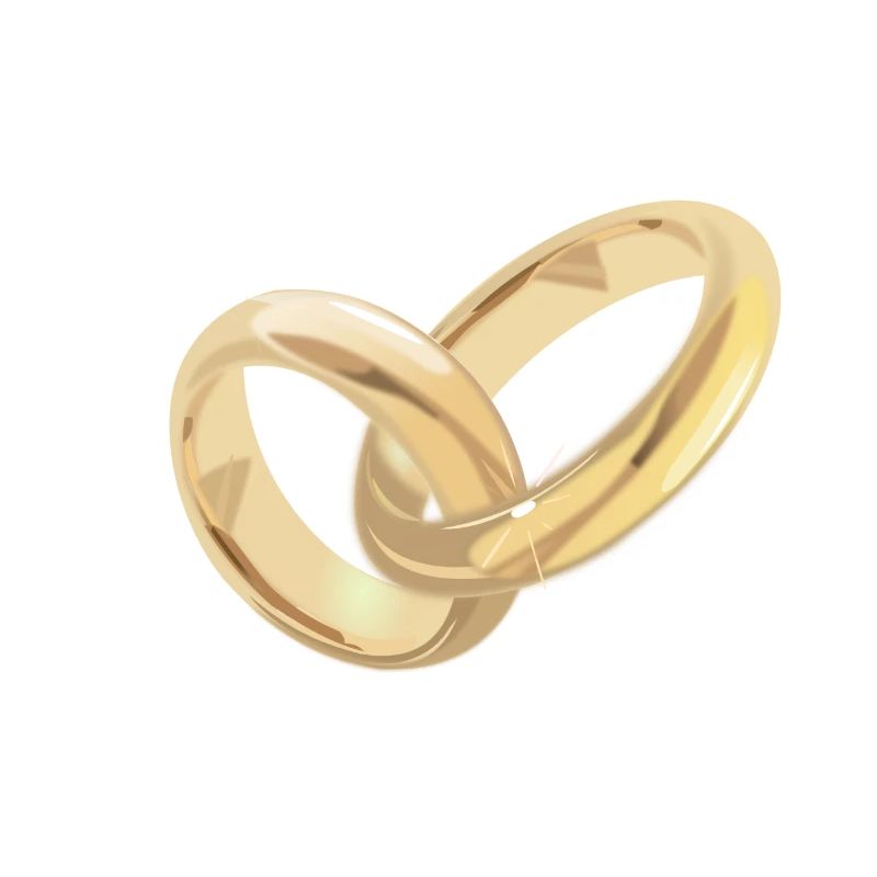 The golden wedding ring