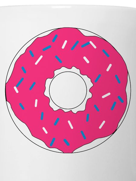 Pink donut