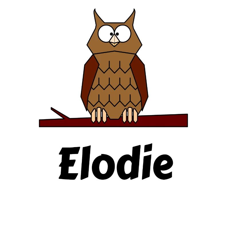 Kinder Schule Geboren Eule Motiv Elodie