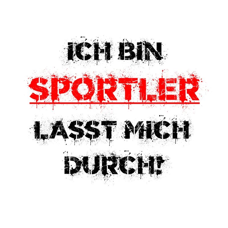 Ich bin Sportler lasst mich durch Geschenkidee
