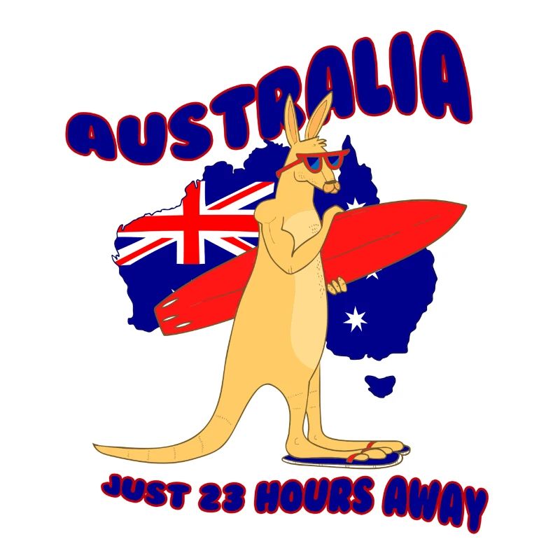 Surfing Kangaroo Australia