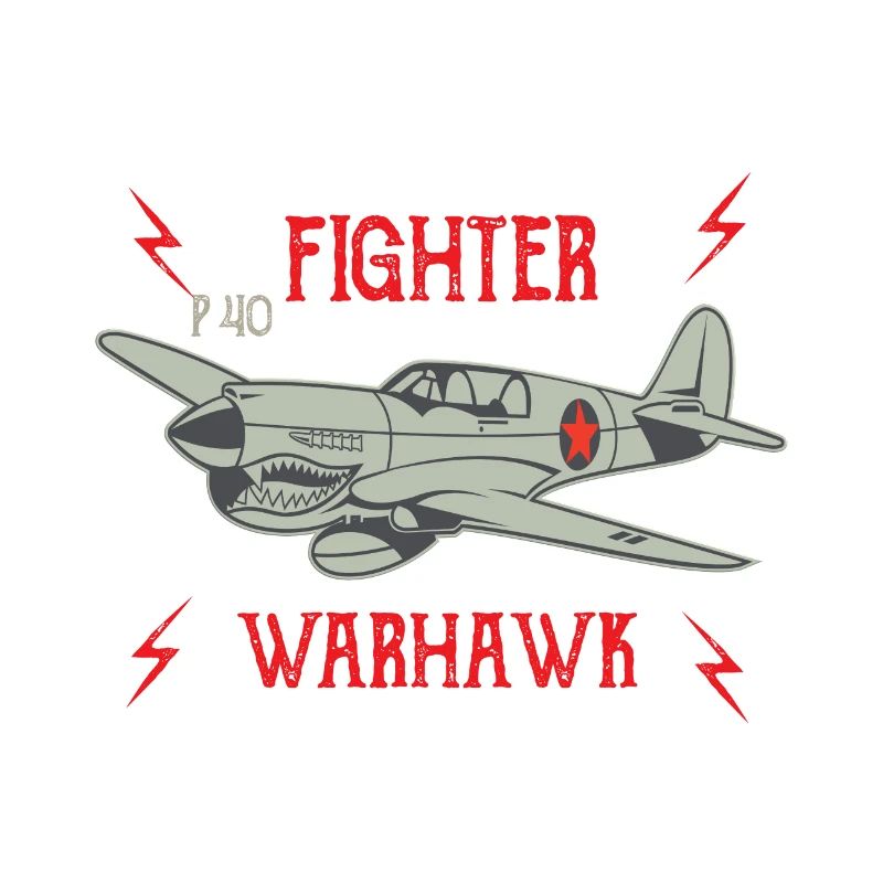 Aircraft Warhawk Troop Plane Fighter Gift Flight