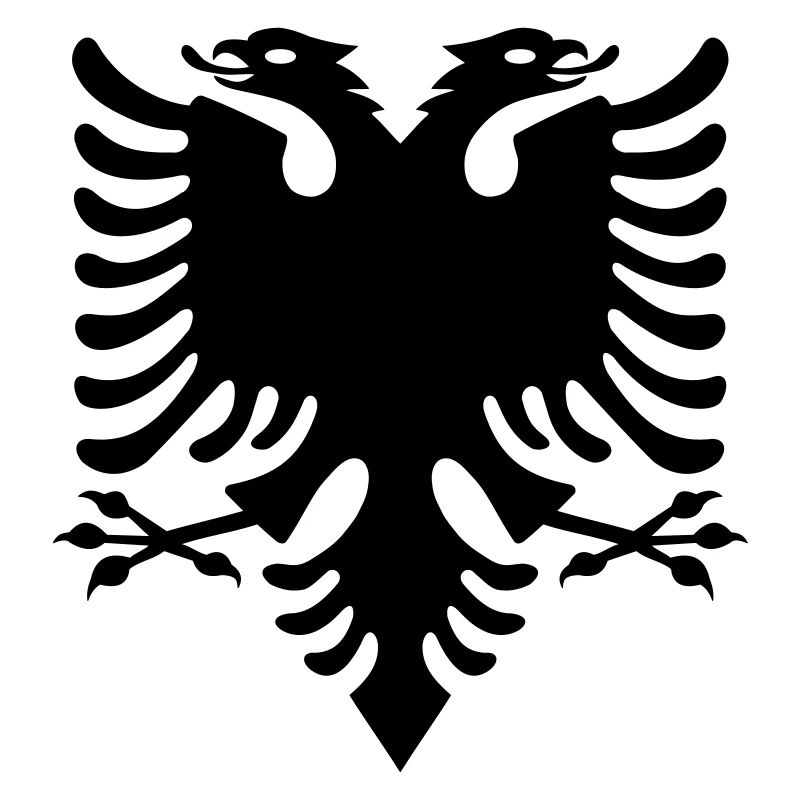 Double headed eagle emblem icon gift sign