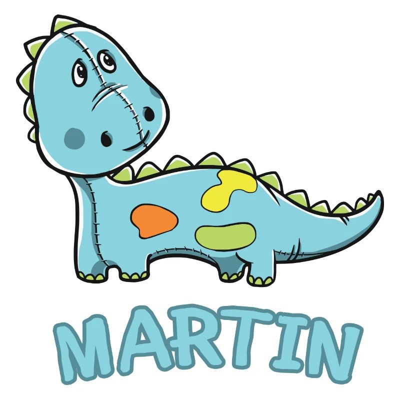 Dinosaurier lustig Kind Martin Geschenk Geburtstag