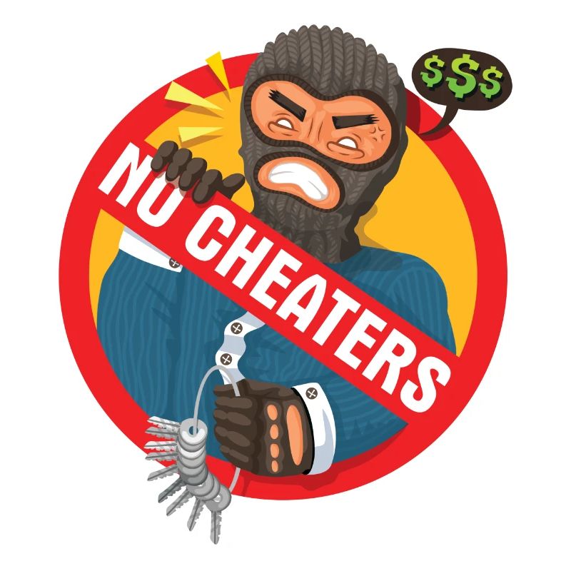 Cheating will not be tolerated