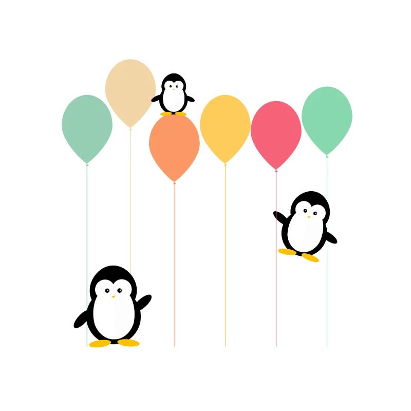 Penguins et ballons