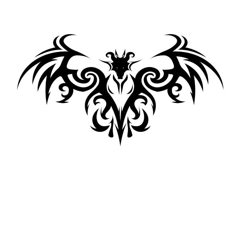 Chemise de dragon de conception de tatouage!