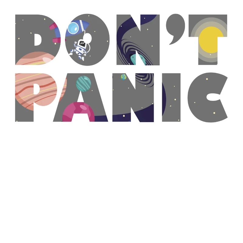 Galaxy Planets Don't Panic Gift