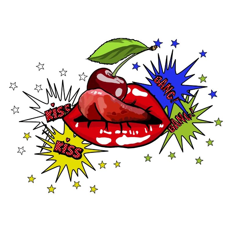 Baiser! Bang! bouche cerise